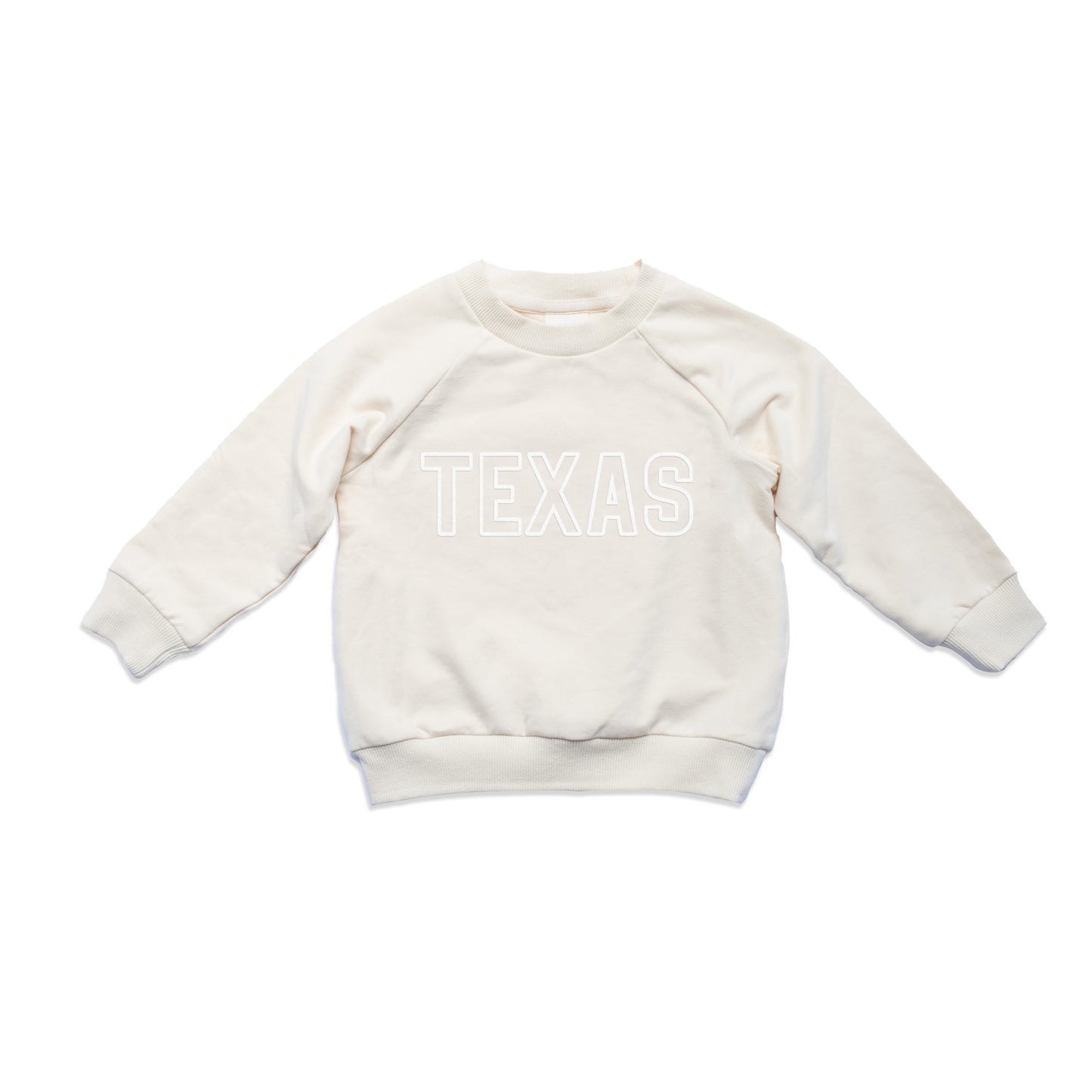 Texas Outline Kids Sweatshirt