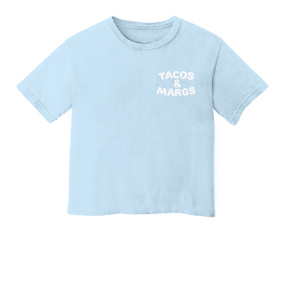 Tacos & Margs Washed Crop Tee