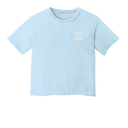 Bless Your Heart Washed Crop Tee