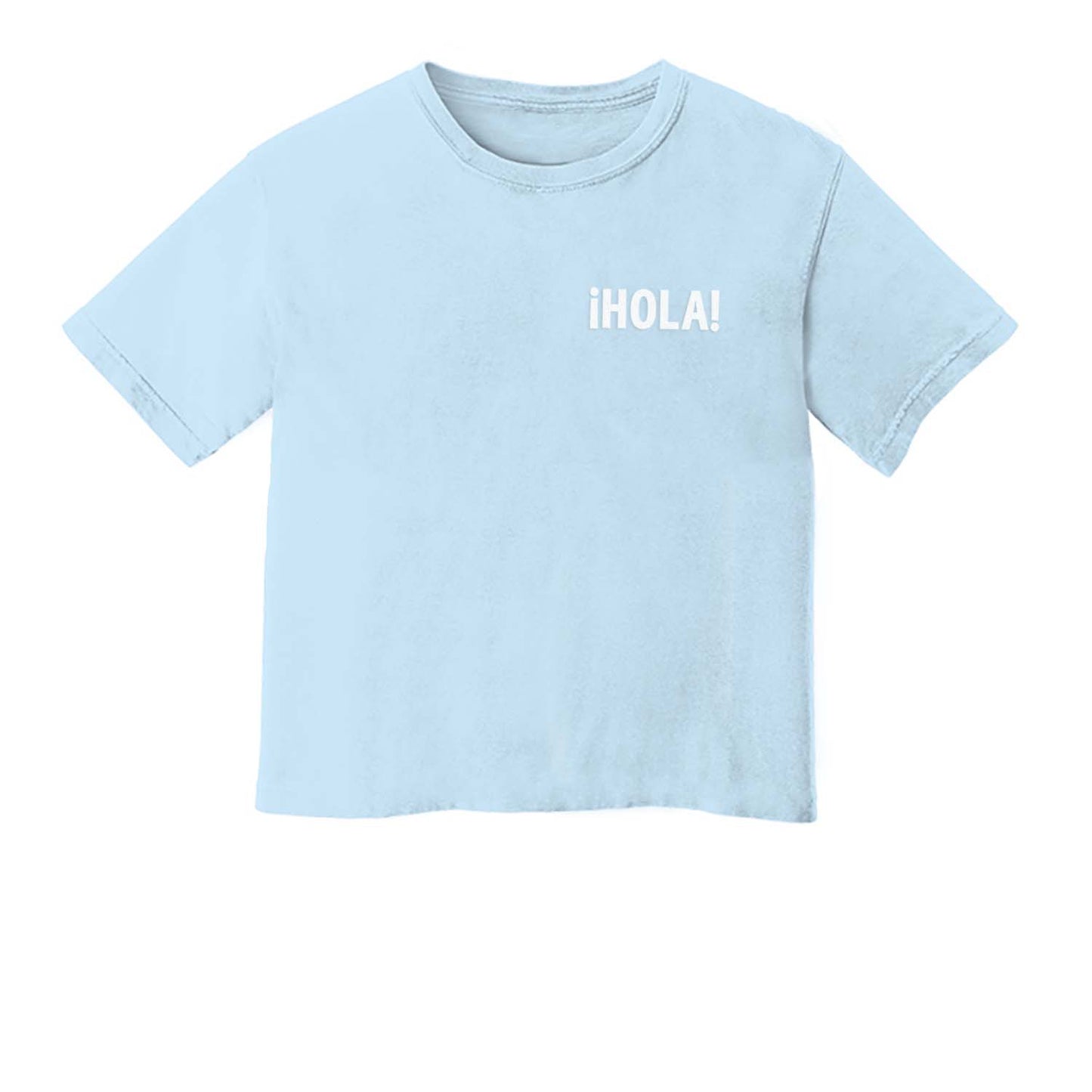 Hola! Washed Crop Tee