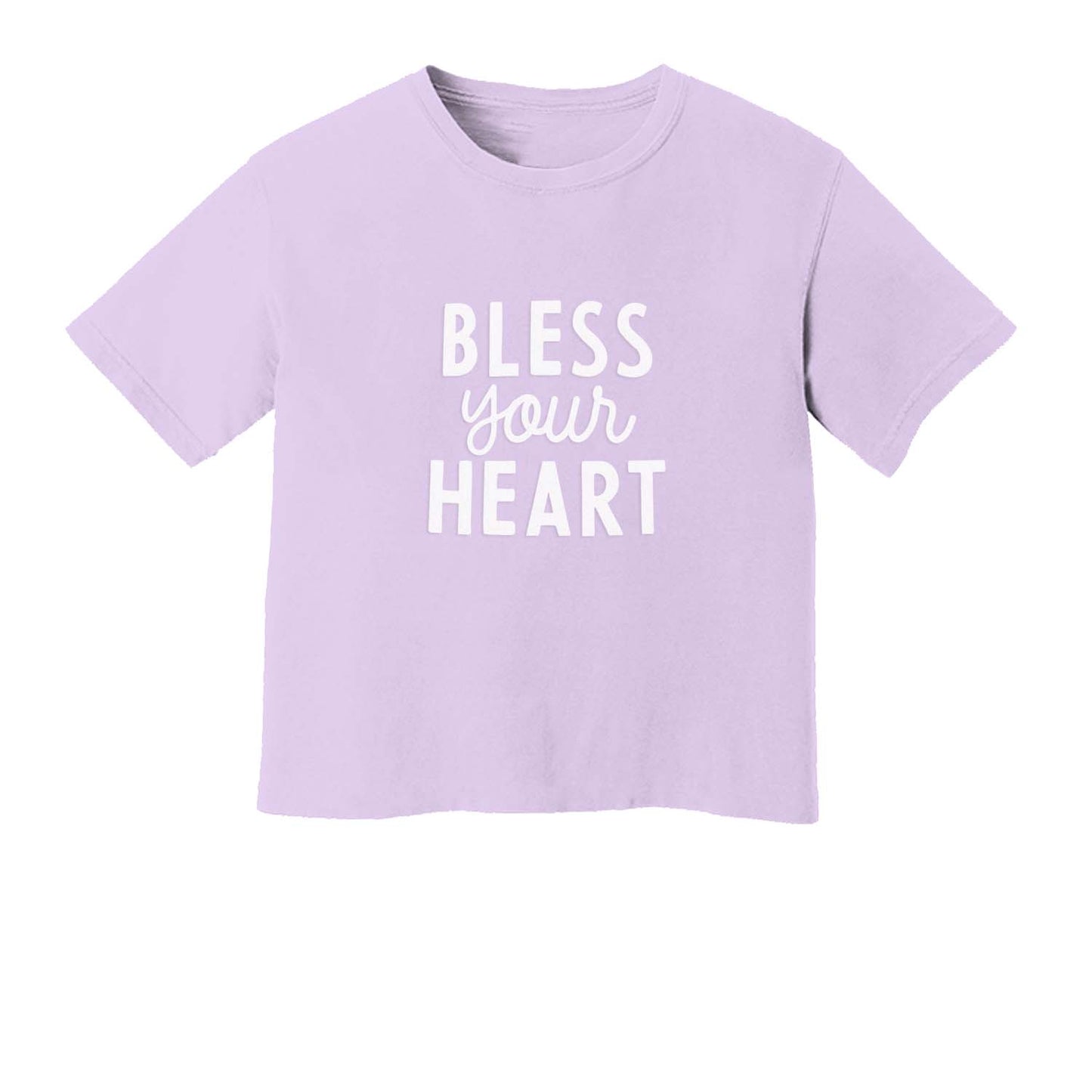 Bless Your Heart Washed Crop Tee