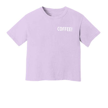 Coffee! Washed Crop Tee