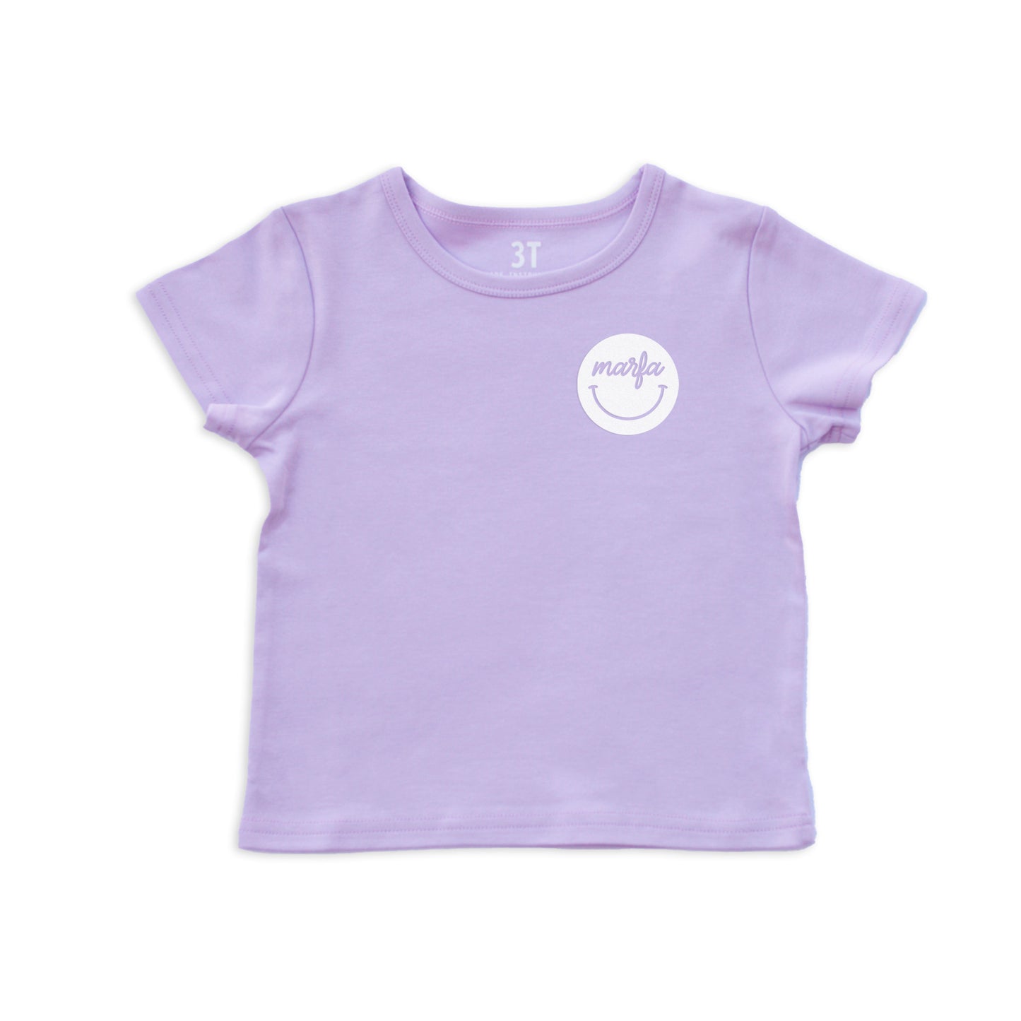 Marfa Cursive Smile Kids Tee