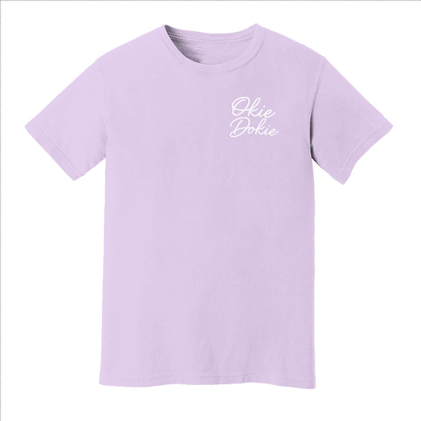 Okie Dokie Cursive Washed Tee