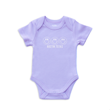 Smile Austin Texas Onesie