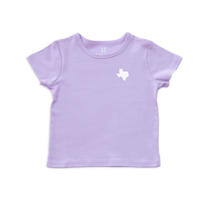 Texas State Shape Kids Tee