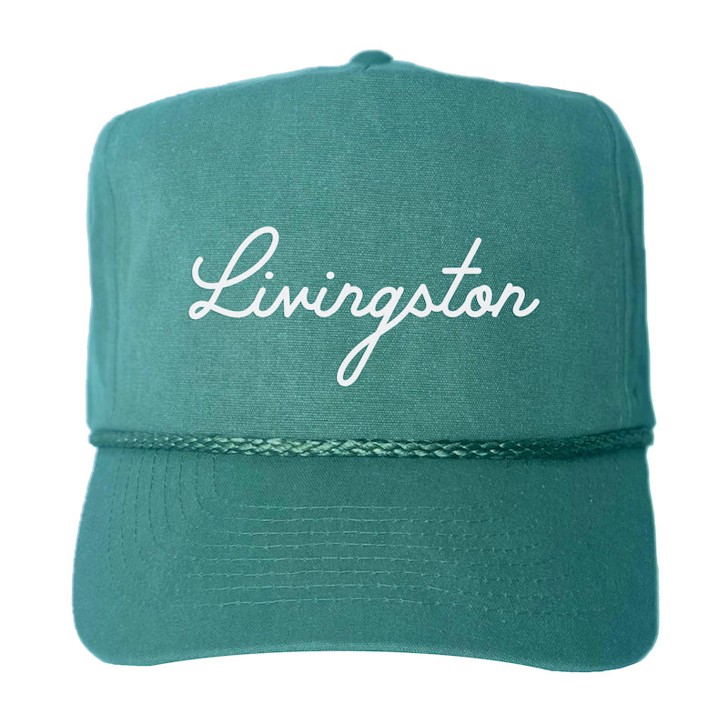 Livingston Cursive Canvas Trucker