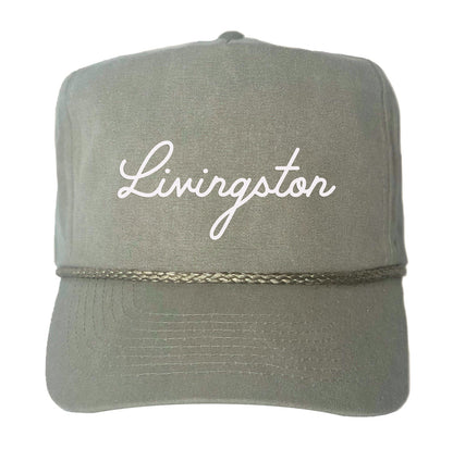 Livingston Cursive Canvas Trucker