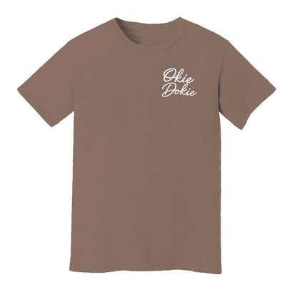 Okie Dokie Cursive Washed Tee