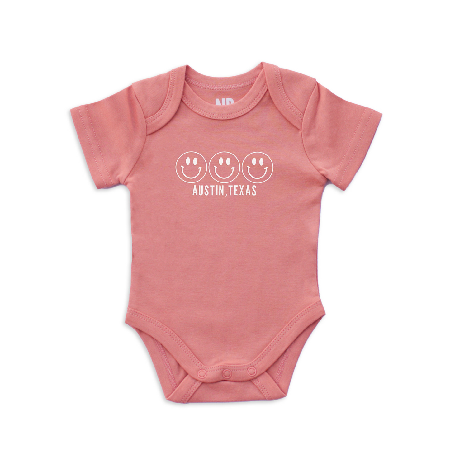 Smile Austin Texas Onesie