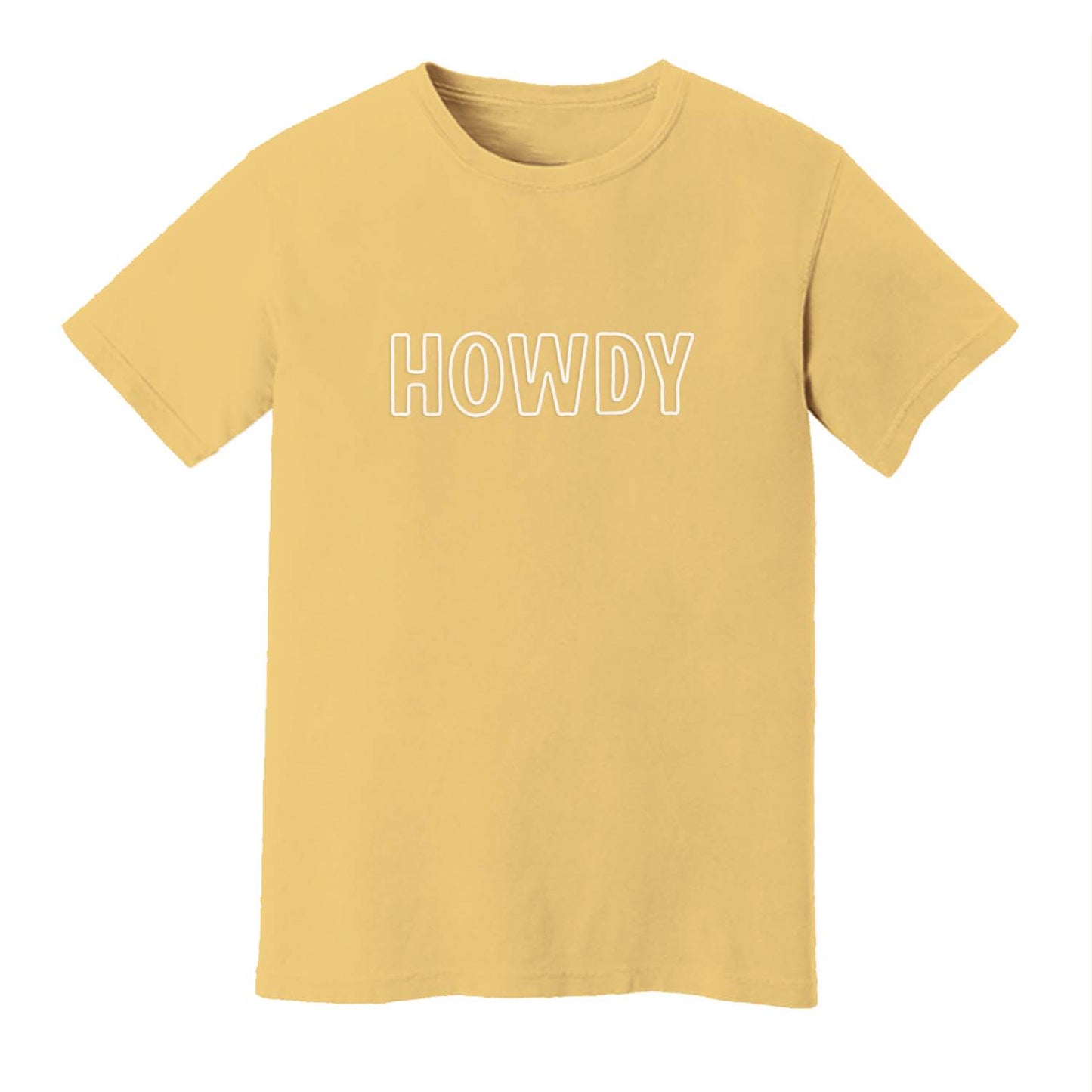 Howdy Outline Washed Tee