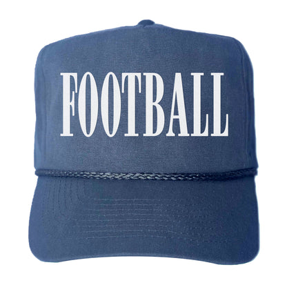 Football Western Canvas Trucker