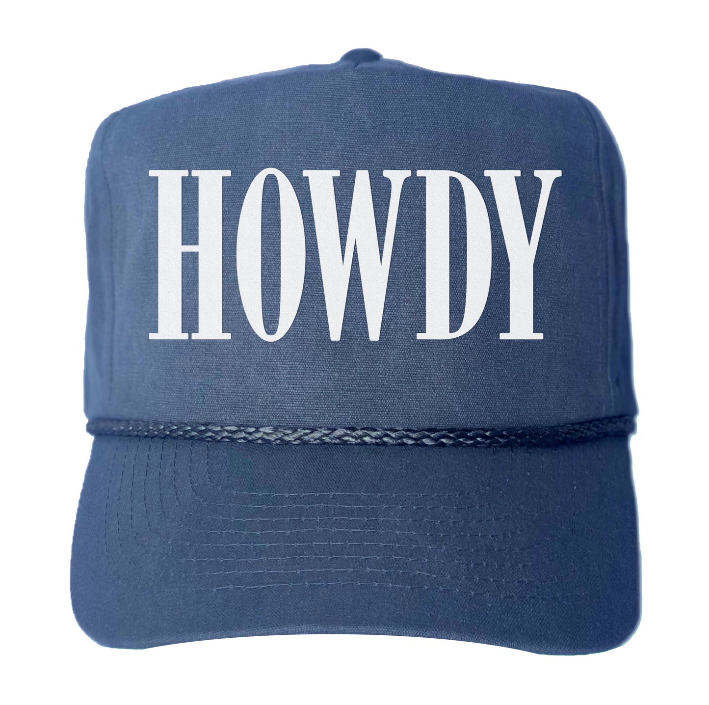 HOWDY Western Canvas Trucker