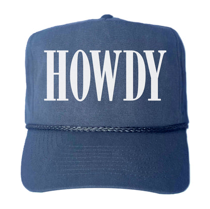 HOWDY Western Canvas Trucker