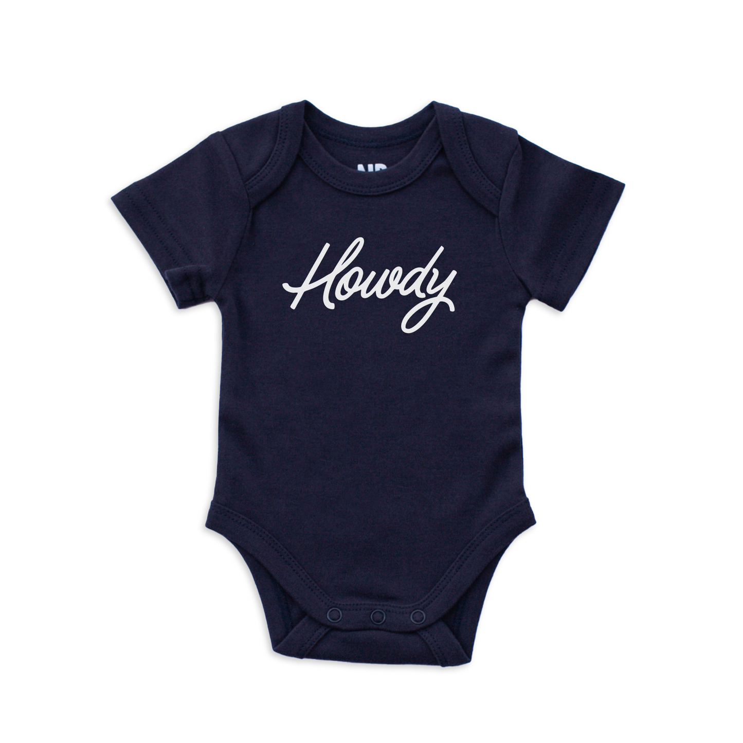 Howdy Cursive Onesie