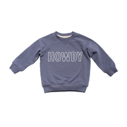 Howdy Outline Kids Sweatshirt