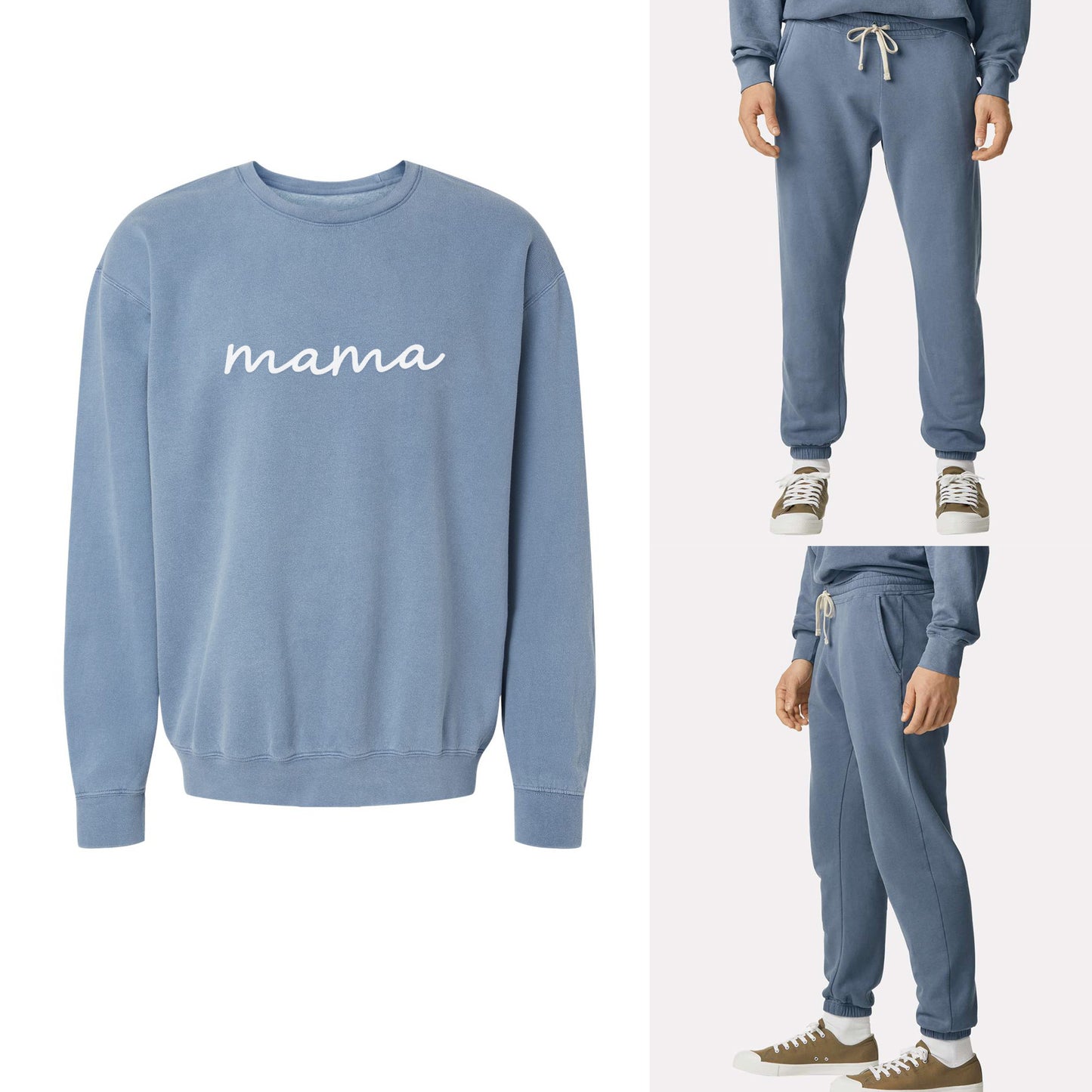 Mama Cursive Washed Sweatshirt