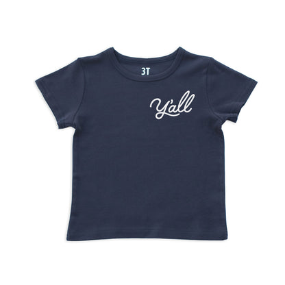 Y'all Cursive Kids Tee