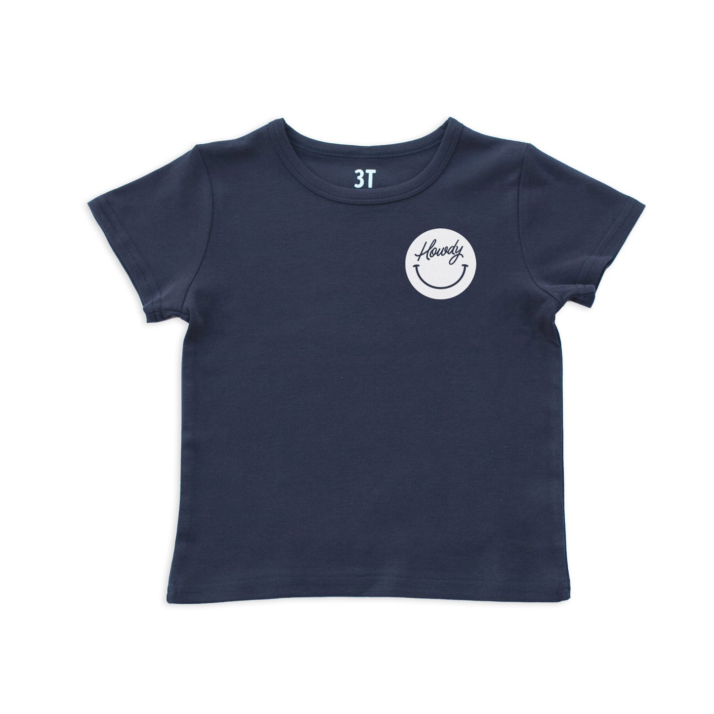 Howdy Cursive Smile Kids Tee