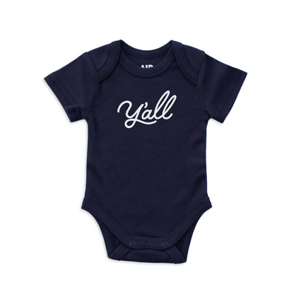 Y'all Cursive Onesie