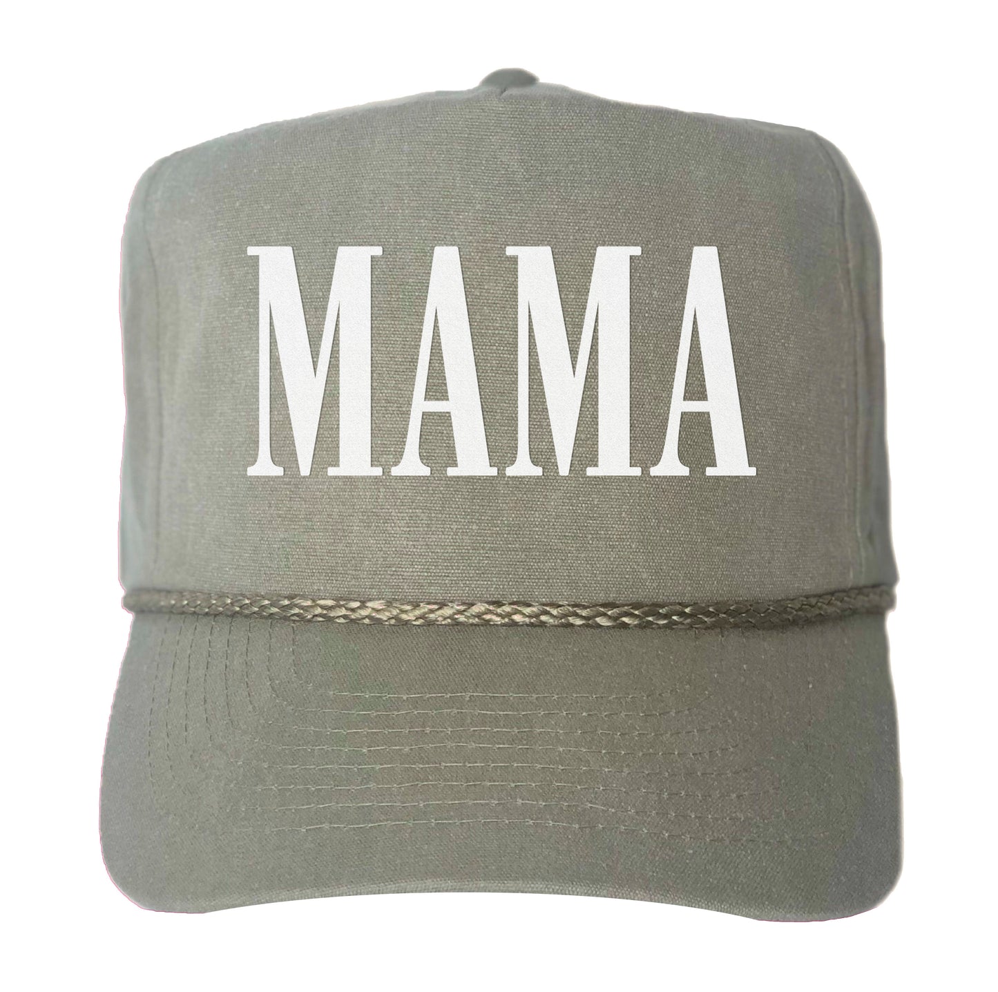 Mama Western Canvas Trucker