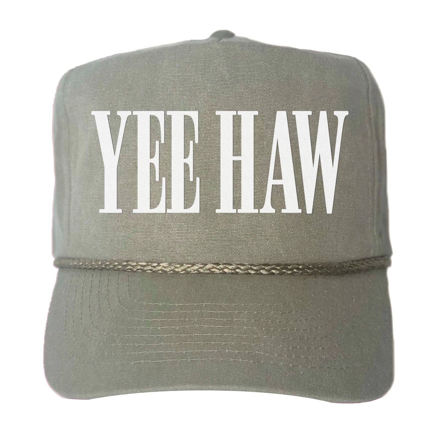 YEE HAW Western Canvas Trucker