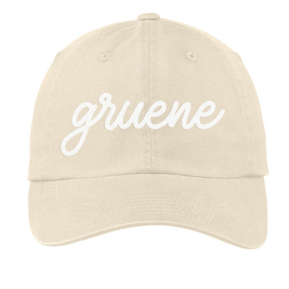 Gruene Cursive Baseball Cap