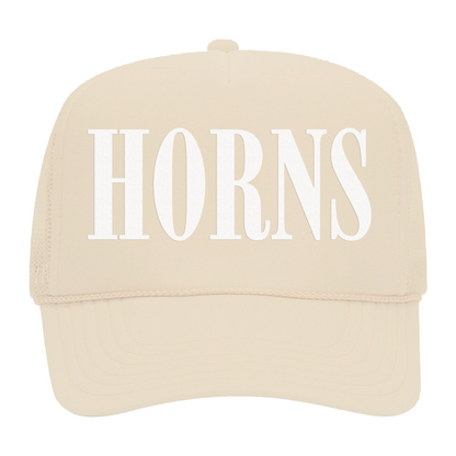 Horns Western Foam Snapback