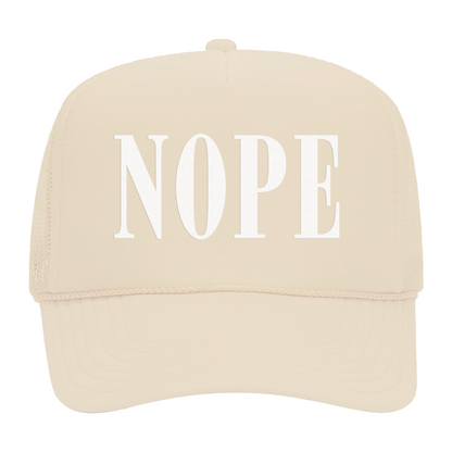 Nope Western Foam Snapback