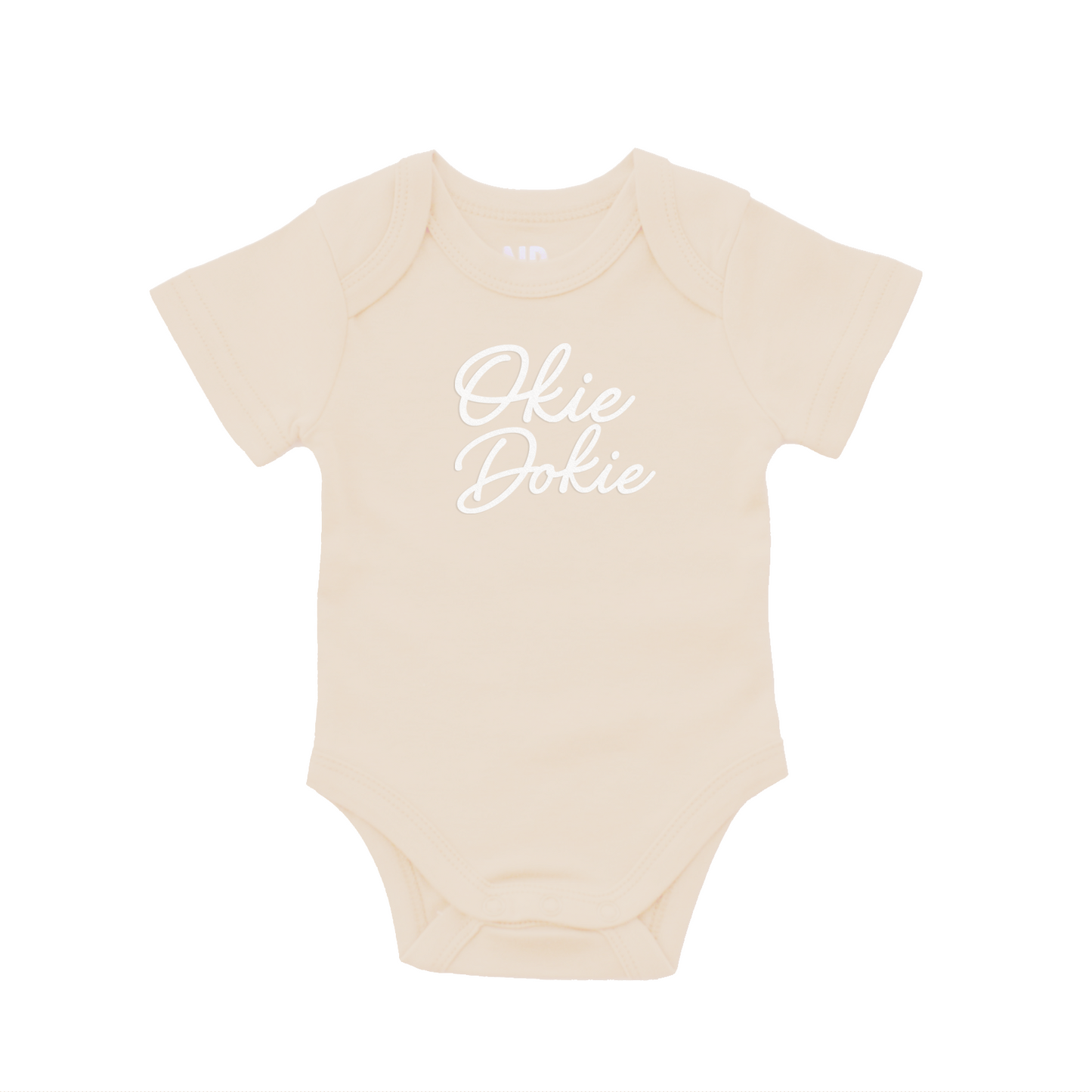 Okie Dokie Cursive Onesie