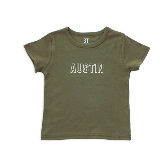 Austin Outline Kids Tee