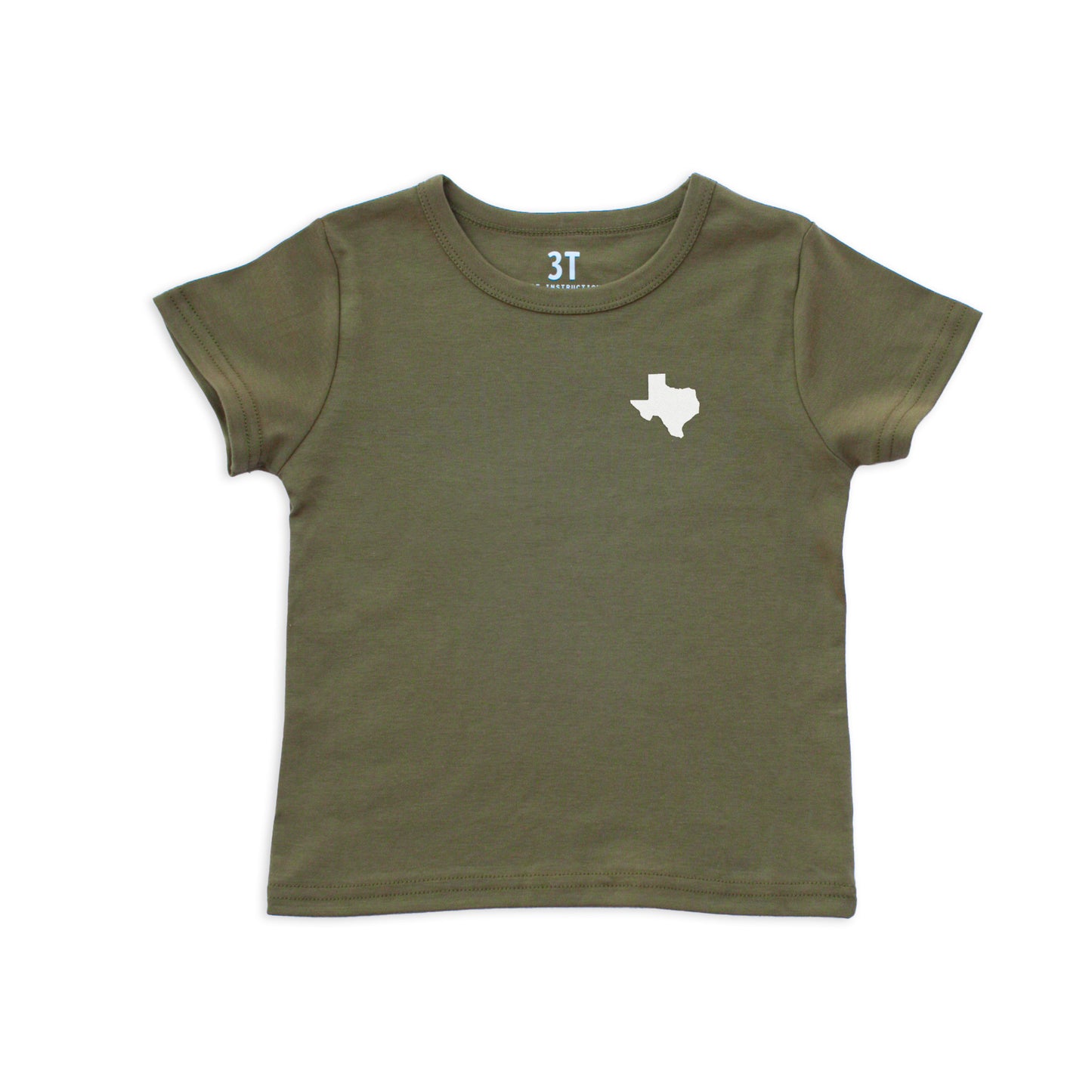 Texas State Shape Kids Tee