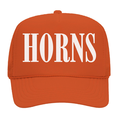 Horns Western Foam Snapback