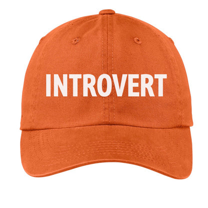 Introvert Baseball Cap