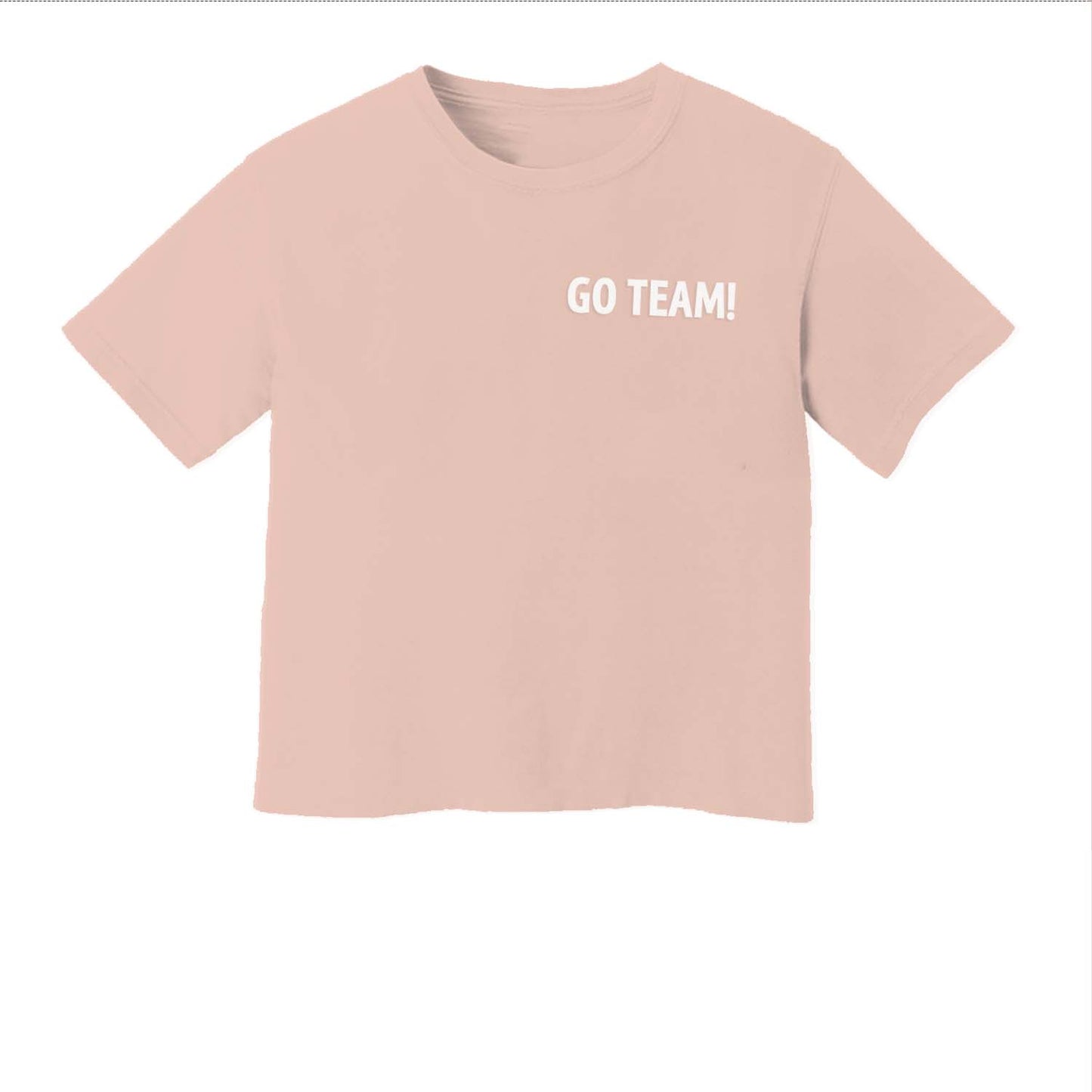 Go Team! Washed Crop Tee