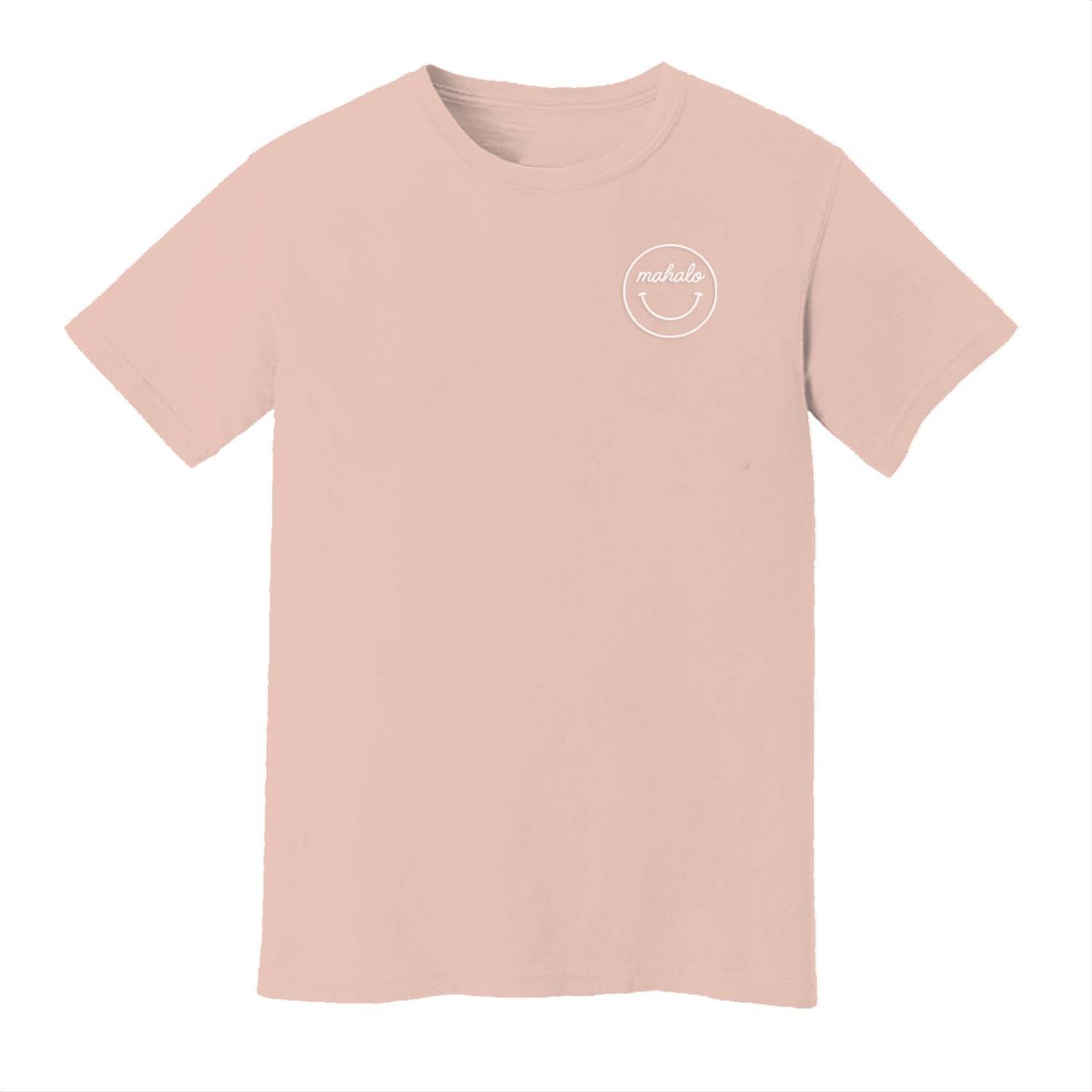 Mahalo Smiley Face Washed Tee