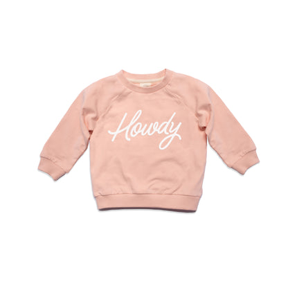 Howdy Cursive Kids Sweatshirt