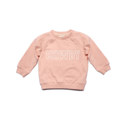 Howdy Outline Kids Sweatshirt