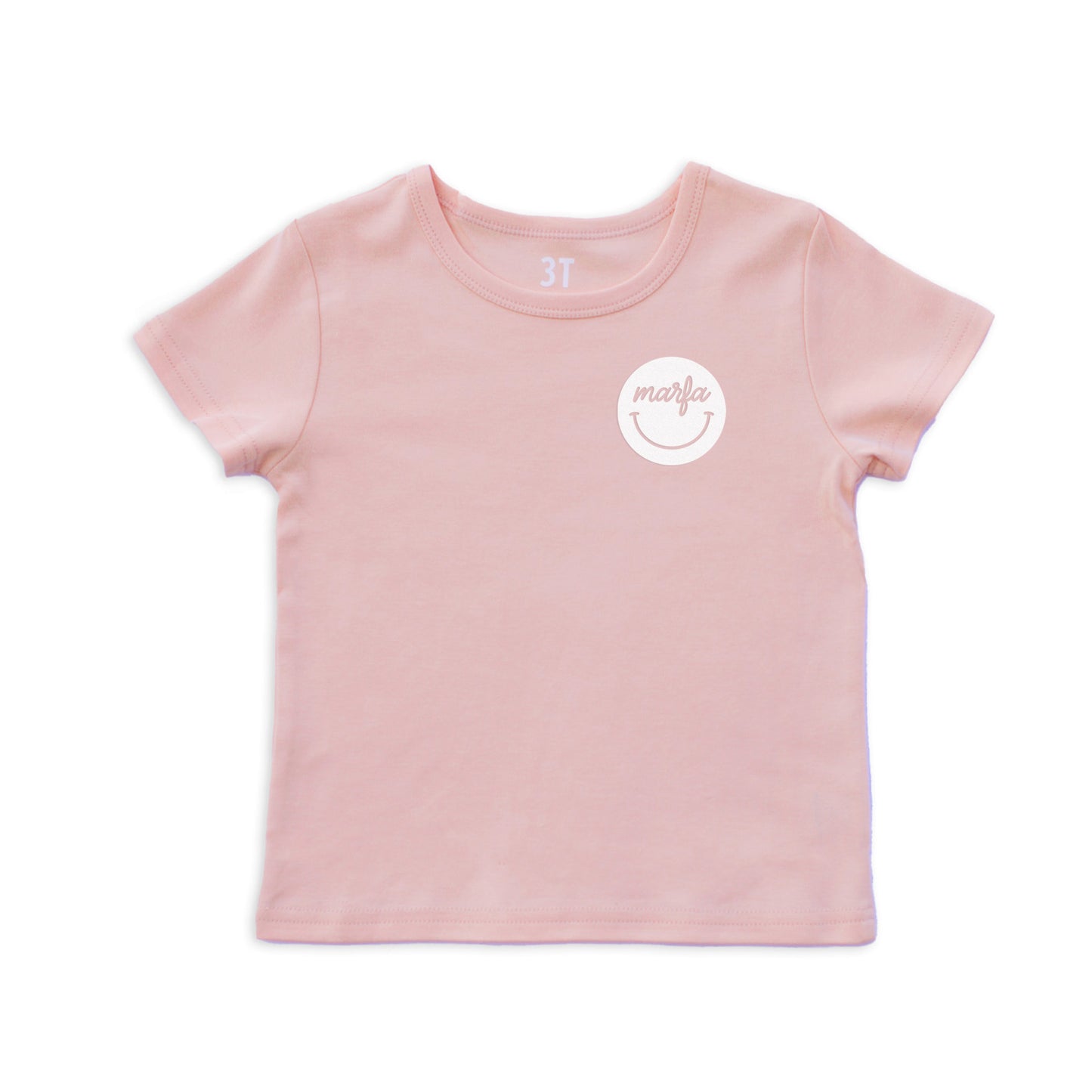 Marfa Cursive Smile Kids Tee