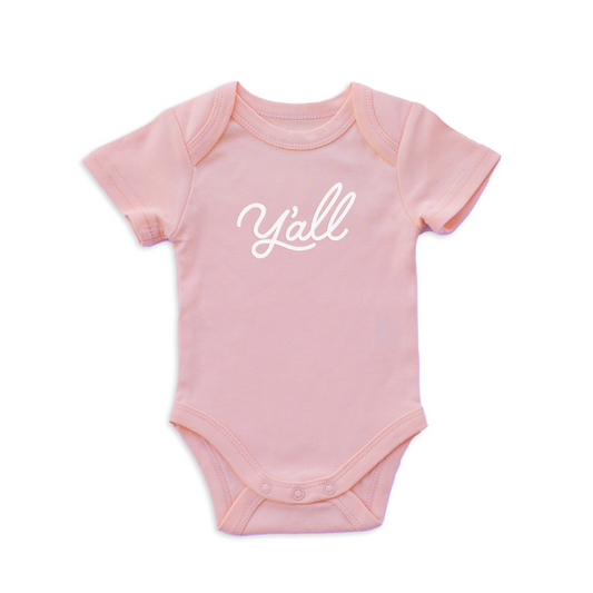 Y'all Cursive Onesie