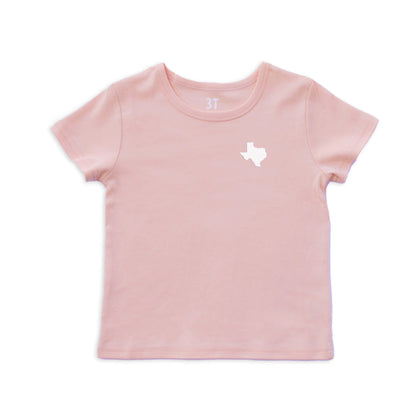 Texas State Shape Kids Tee