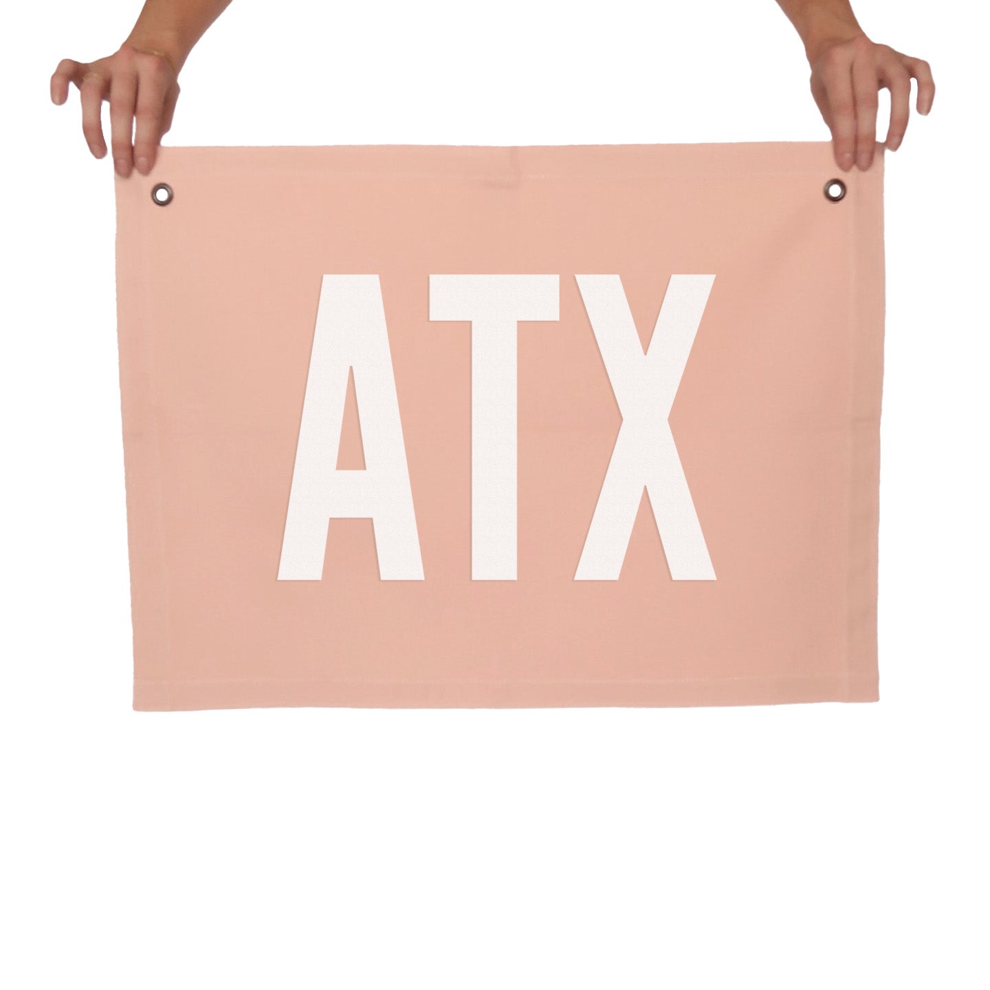 ATX Large Canvas Flag