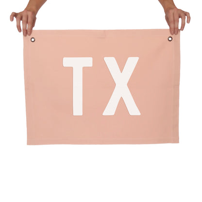 TX Large Canvas Flag