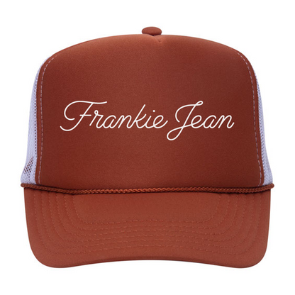 Frankie Jean Cursive Foam Snapback