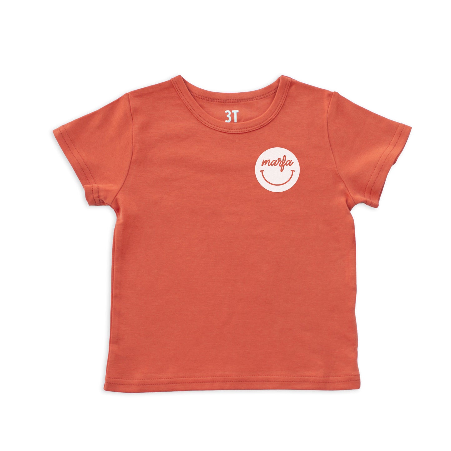 Marfa Cursive Smile Kids Tee