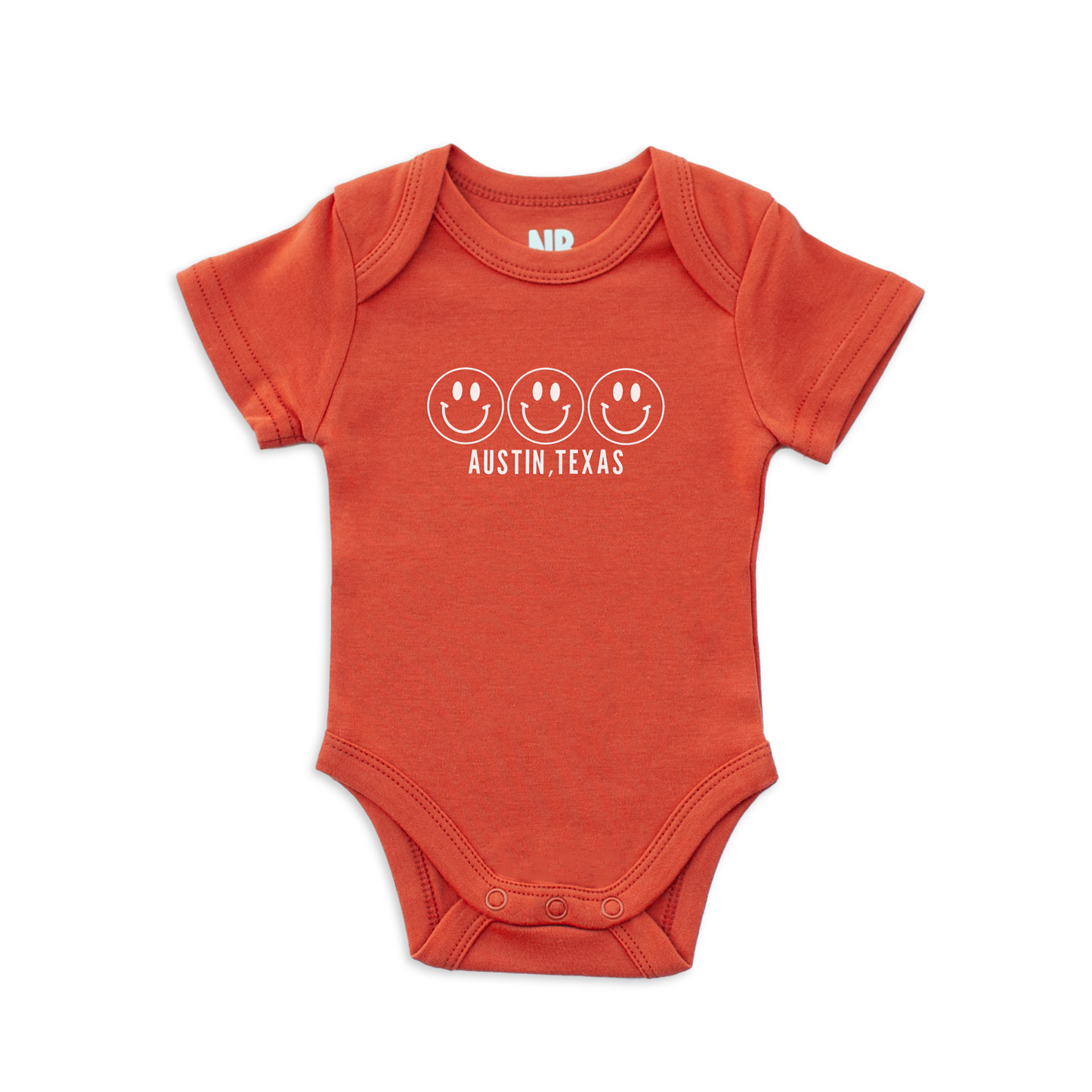 Smile Austin Texas Onesie