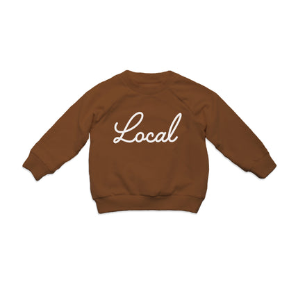 Local Cursive Kids Sweatshirt