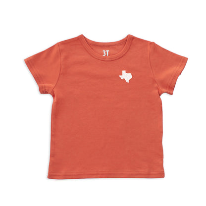 Texas State Shape Kids Tee