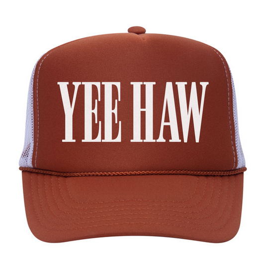 Yee Haw Western Foam Snapback