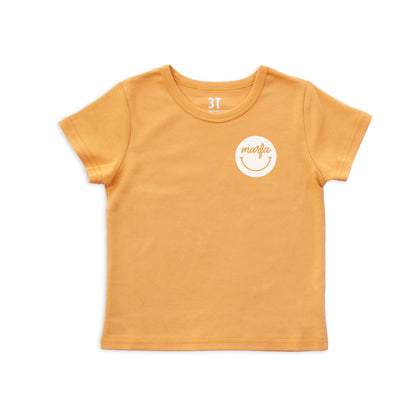 Marfa Cursive Smile Kids Tee